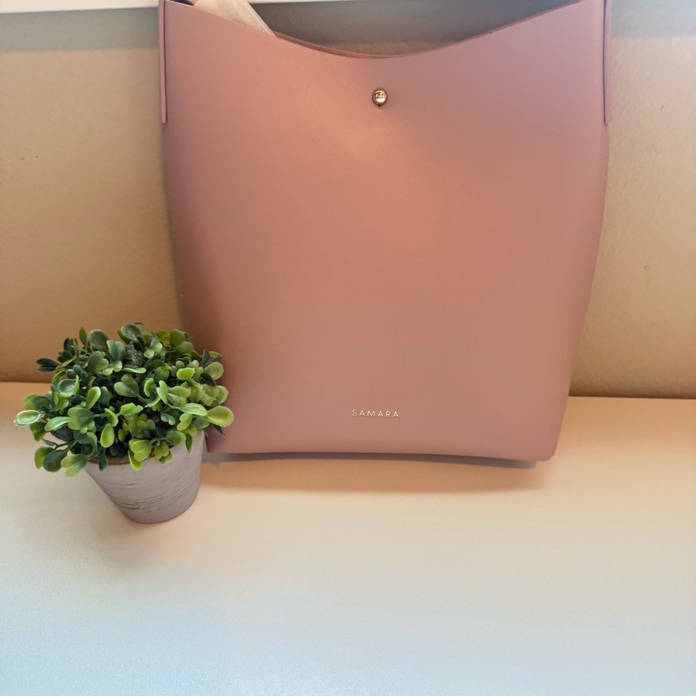 Samara Shoulder & Crossbody Bag Adjustable Strap Peony Pink Lightweight Purse - Picture 7 of 13